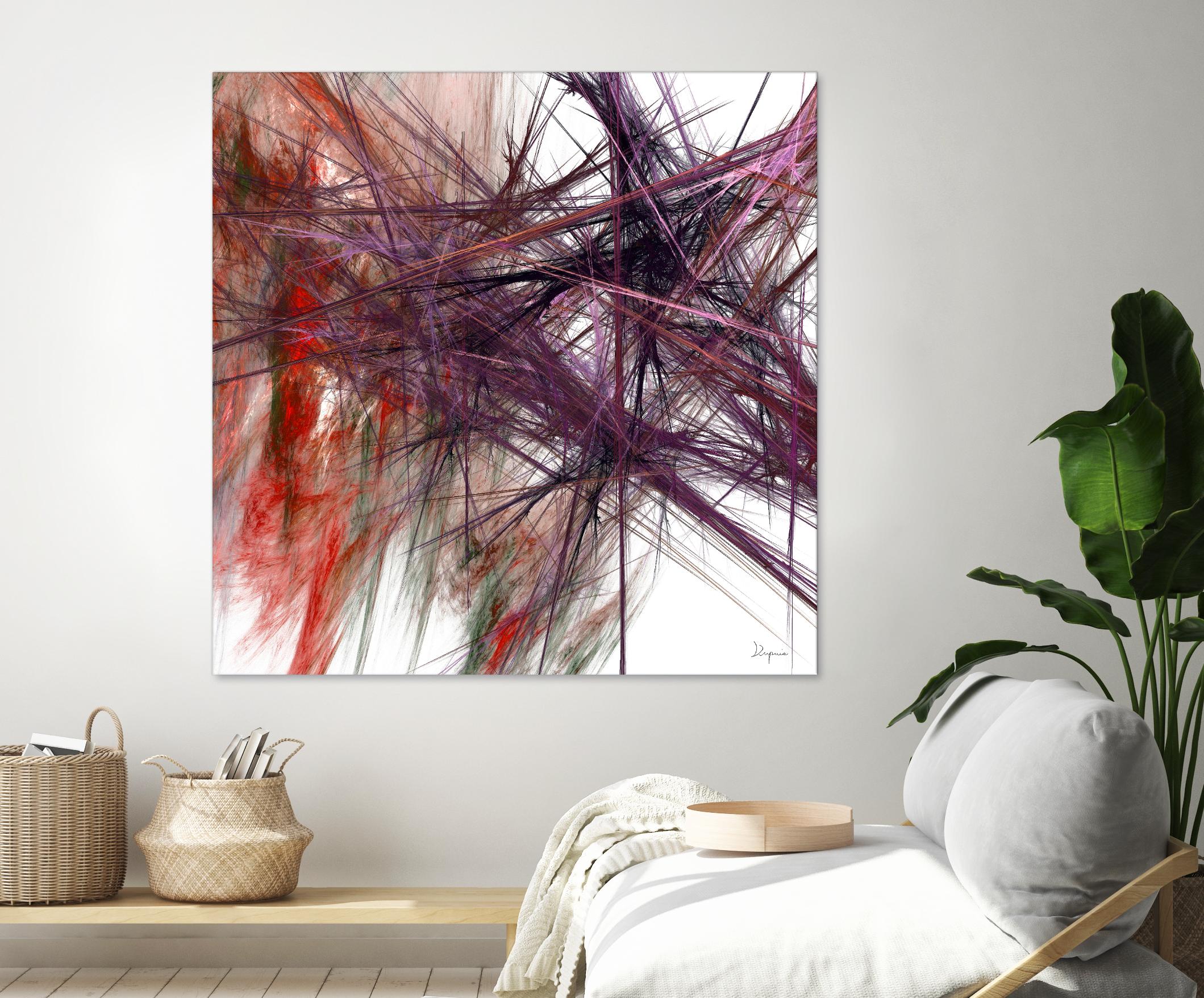 Purple Light I by Jean-François Dupuis on GIANT ART - pink abstract