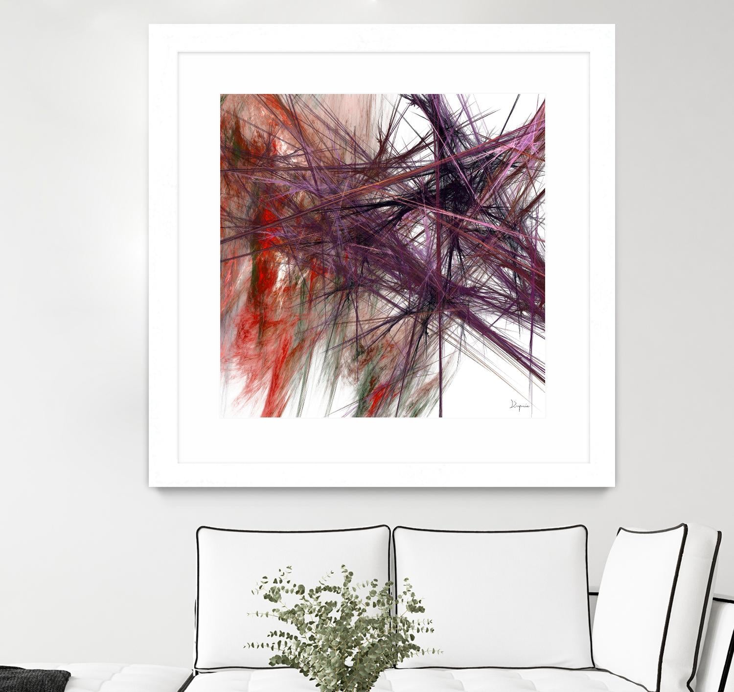 Purple Light I by Jean-François Dupuis on GIANT ART - pink abstract