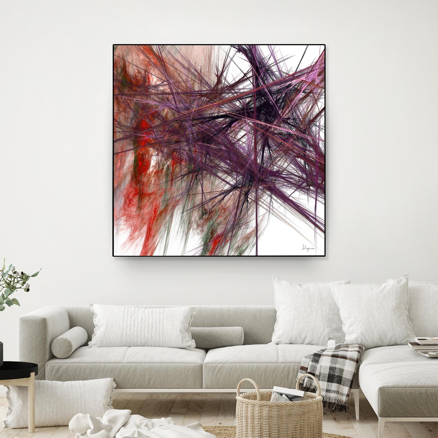 Purple Light I by Jean-François Dupuis on GIANT ART - pink abstract