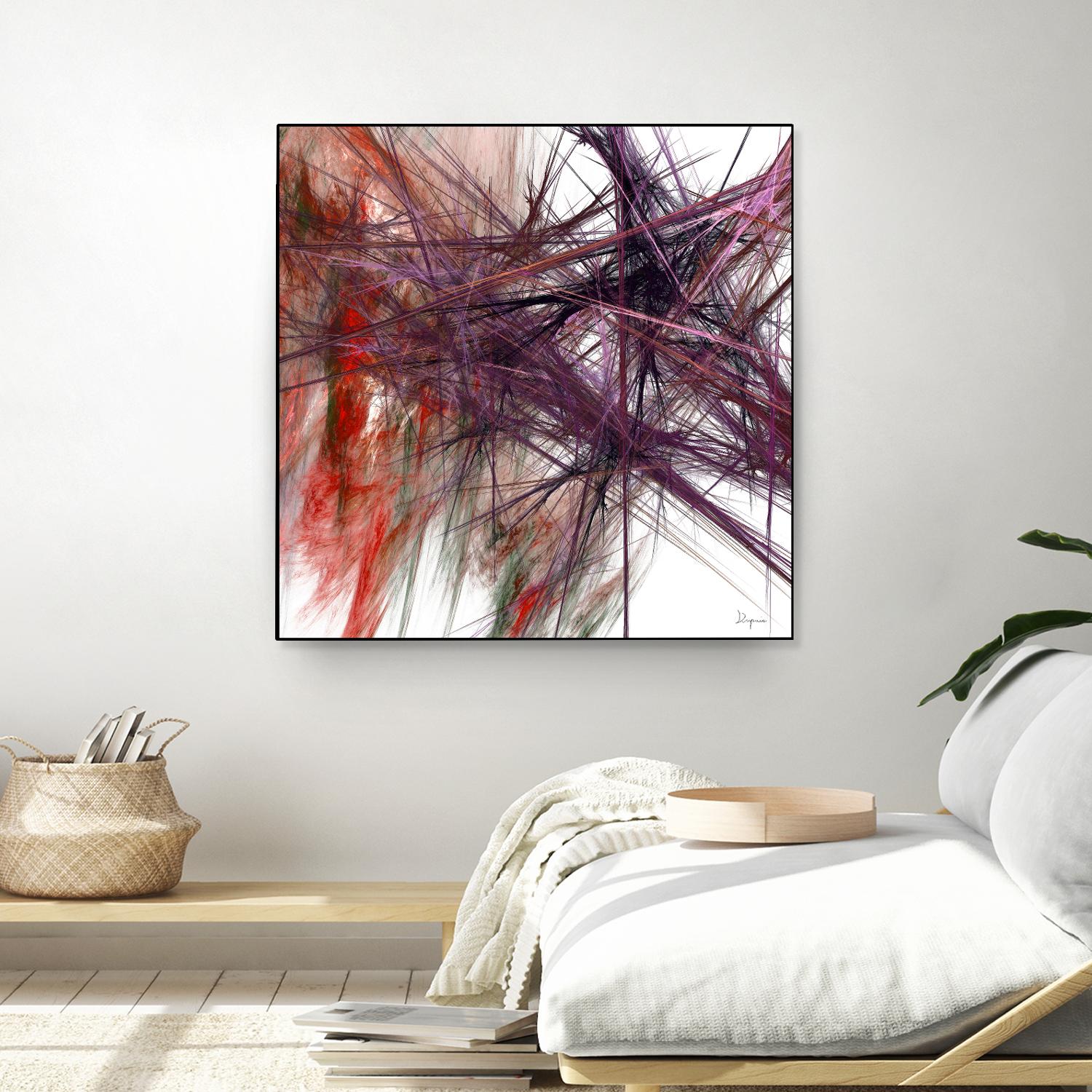 Purple Light I by Jean-François Dupuis on GIANT ART - pink abstract