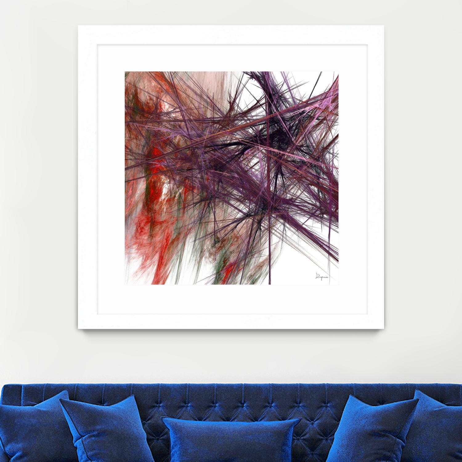 Purple Light I by Jean-François Dupuis on GIANT ART - pink abstract