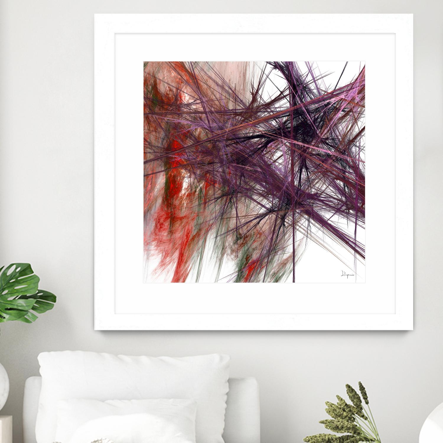 Purple Light I by Jean-François Dupuis on GIANT ART - pink abstract