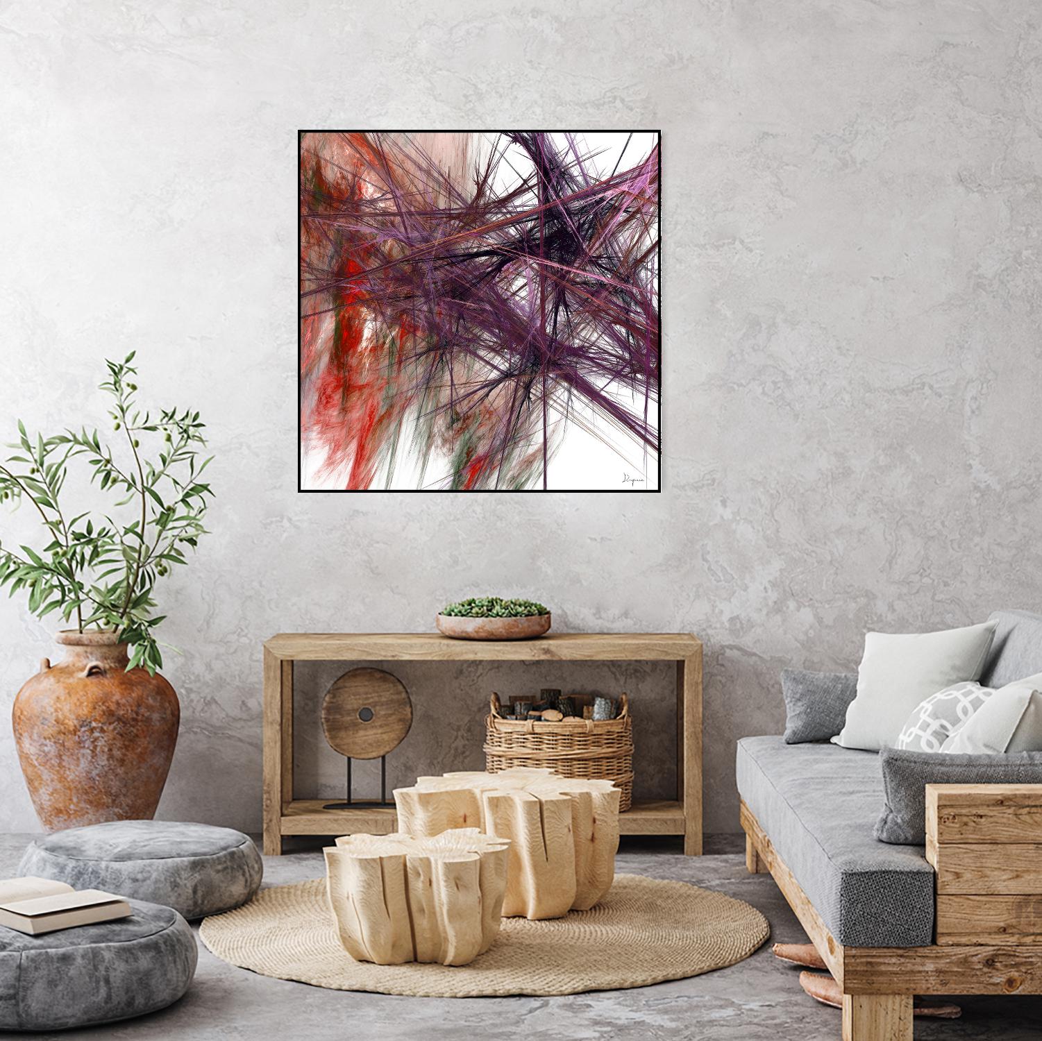 Purple Light I by Jean-François Dupuis on GIANT ART - pink abstract
