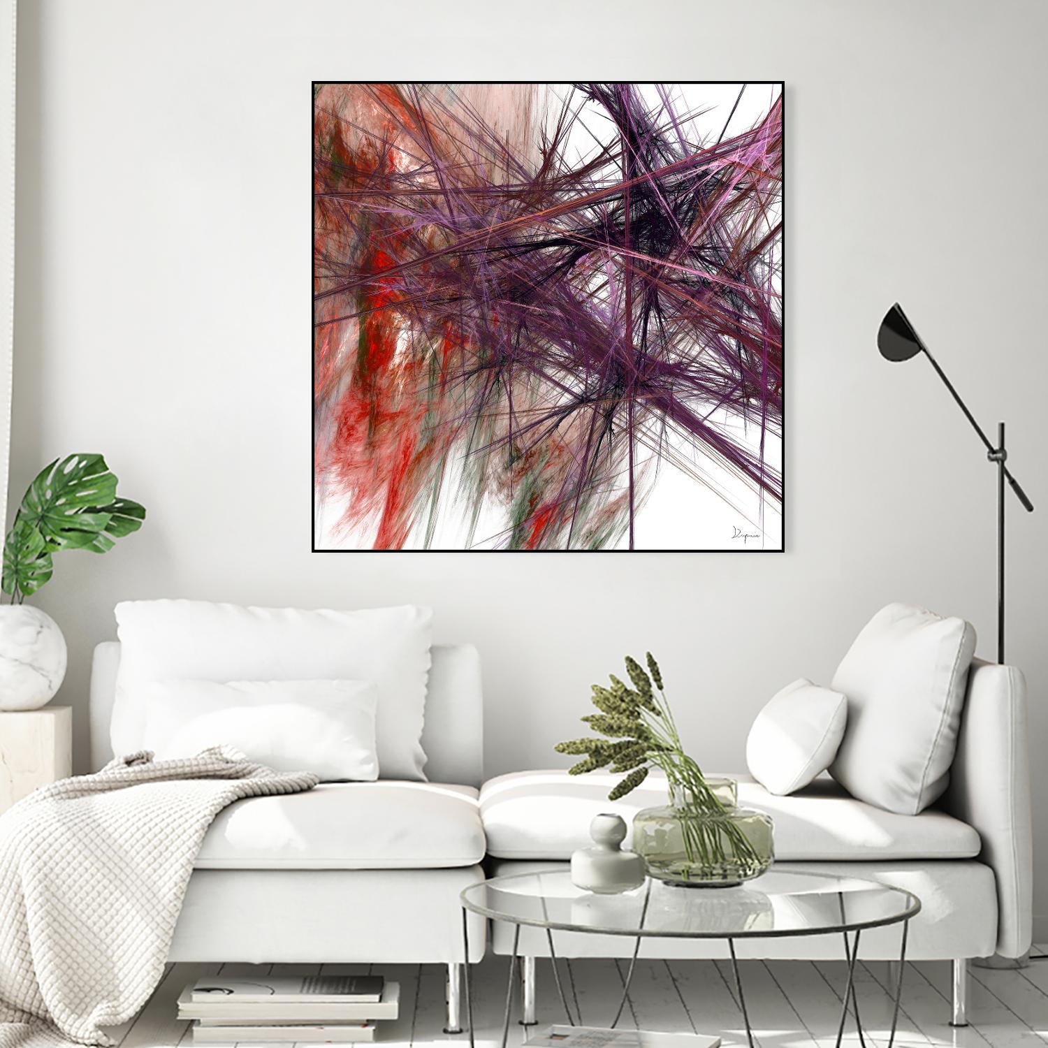 Purple Light I by Jean-François Dupuis on GIANT ART - pink abstract