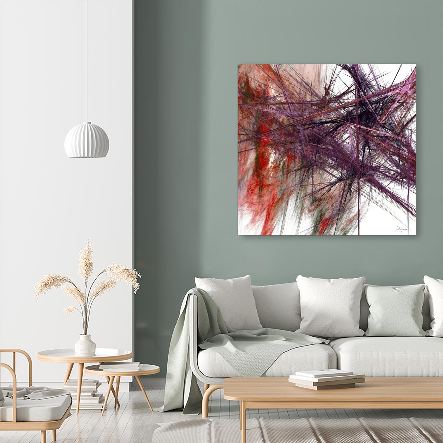 Purple Light I by Jean-François Dupuis on GIANT ART - orange digital art québécois