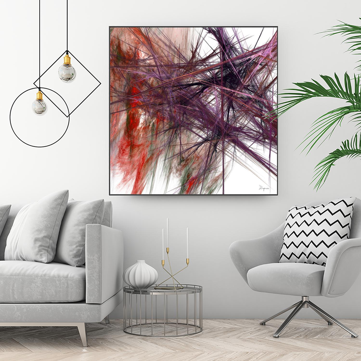 Purple Light I by Jean-François Dupuis on GIANT ART - pink abstract