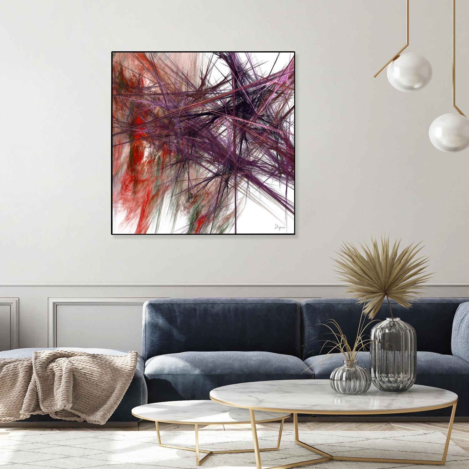 Purple Light I by Jean-François Dupuis on GIANT ART - pink abstract