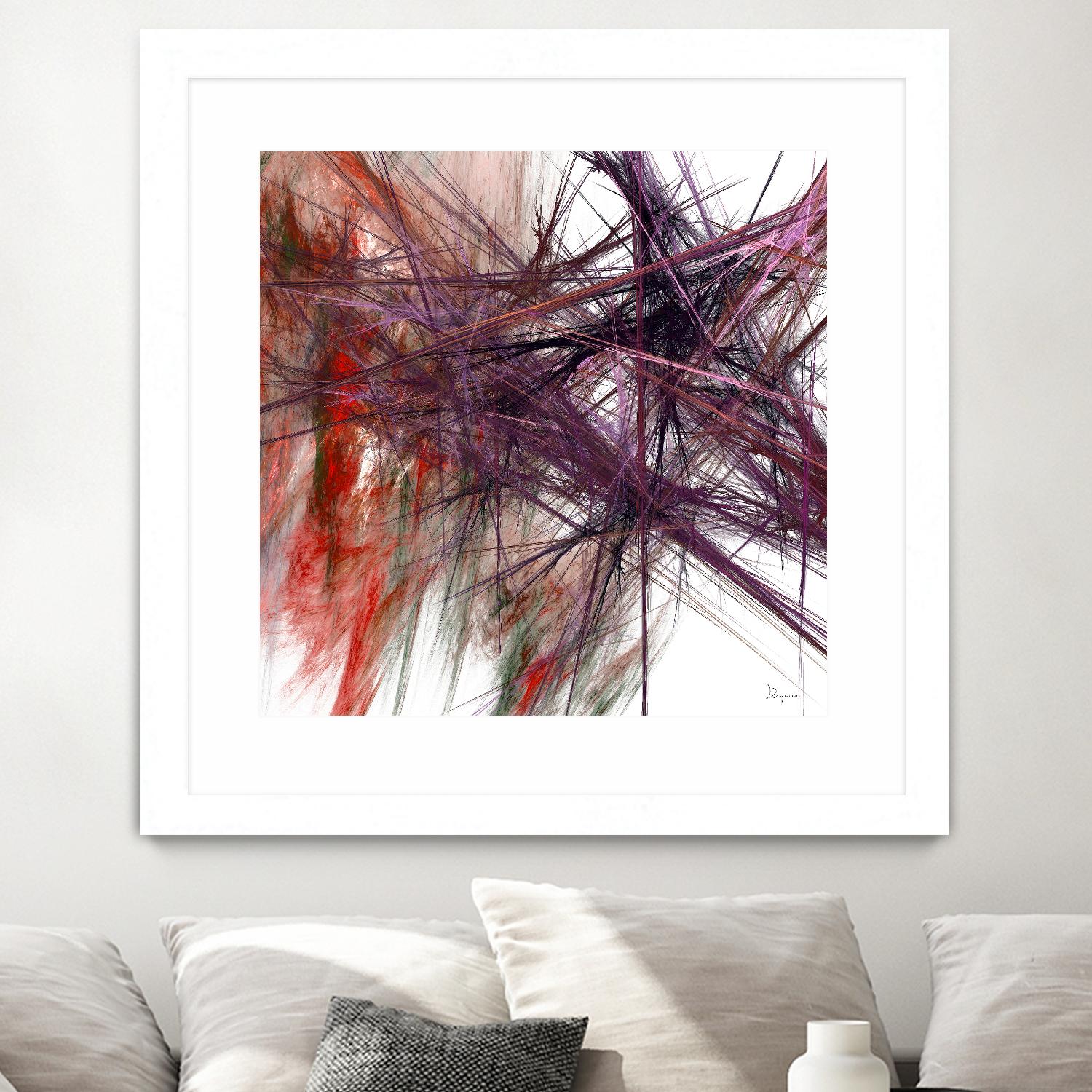 Purple Light I by Jean-François Dupuis on GIANT ART - pink abstract