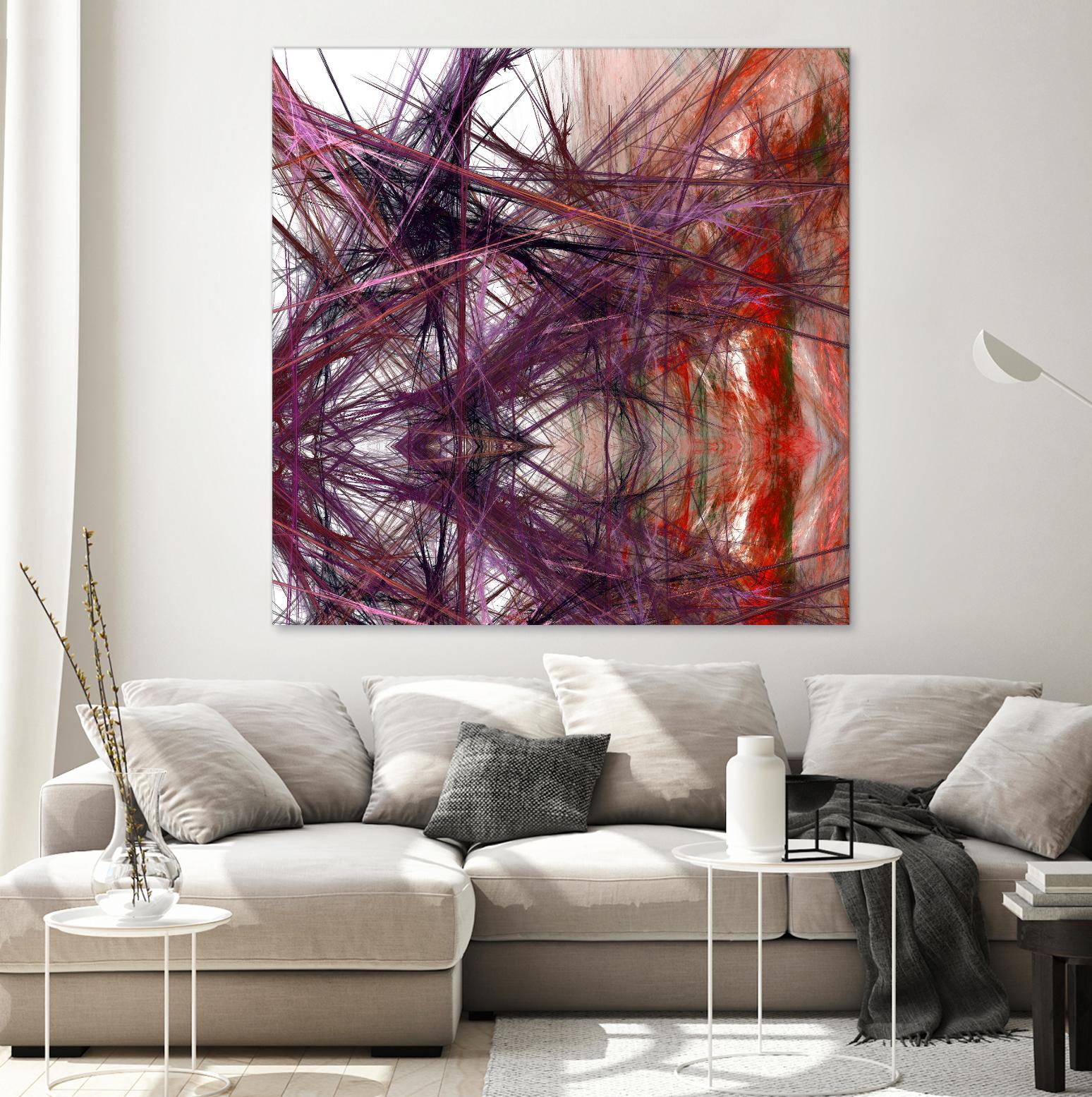 Purple Light III by Jean-François Dupuis on GIANT ART - pink abstract