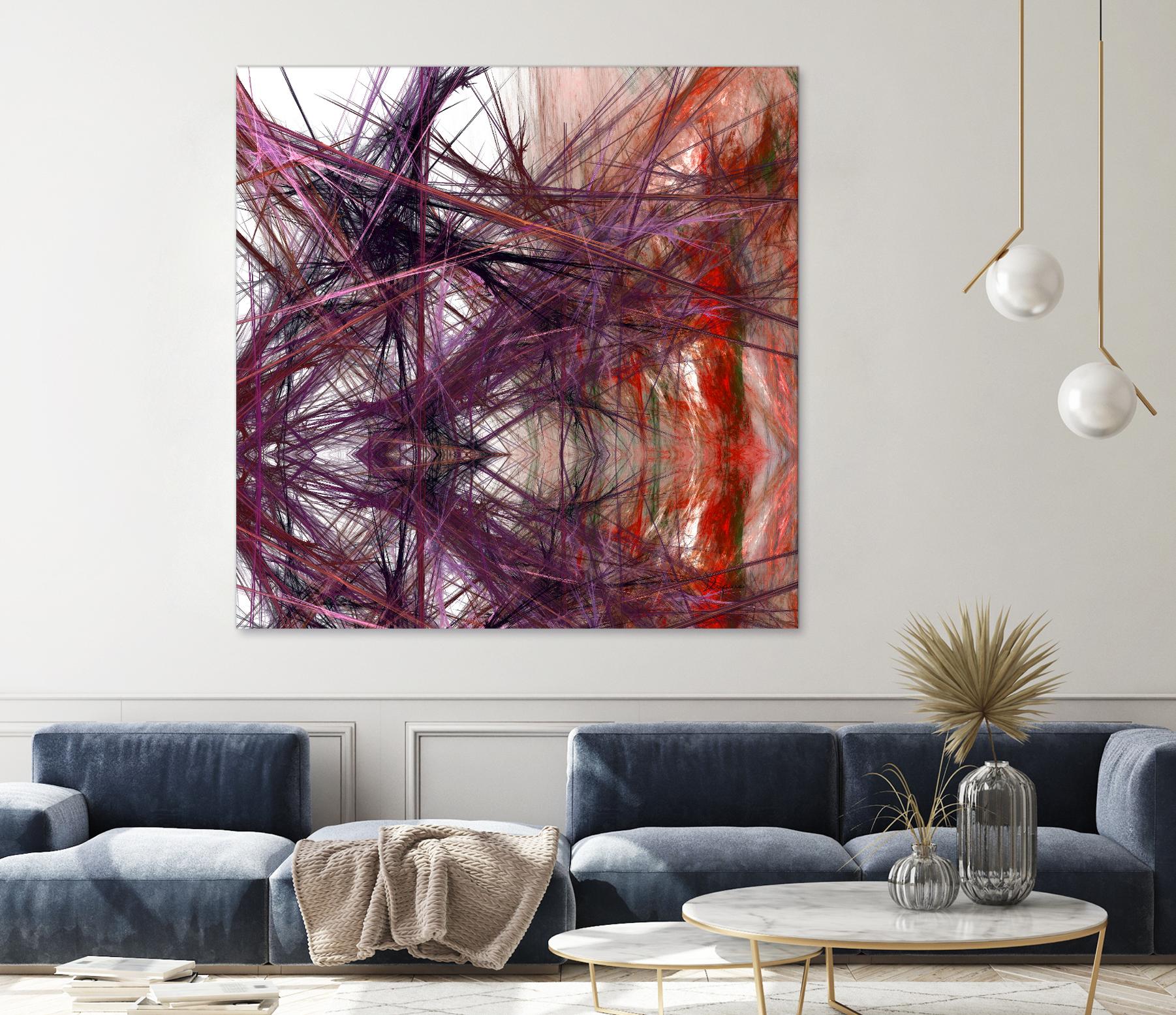 Purple Light III by Jean-François Dupuis on GIANT ART - pink abstract