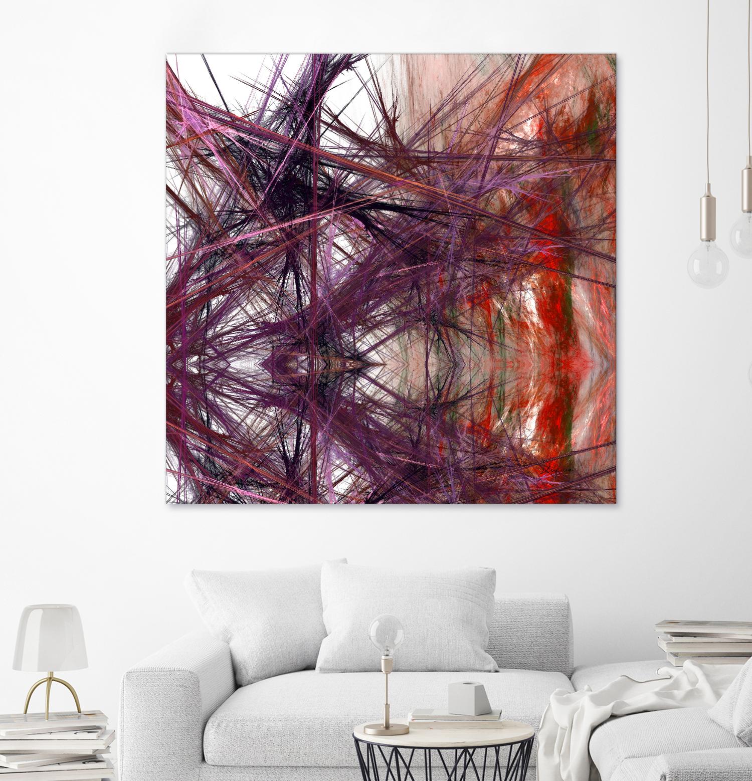 Purple Light III by Jean-François Dupuis on GIANT ART - pink abstract