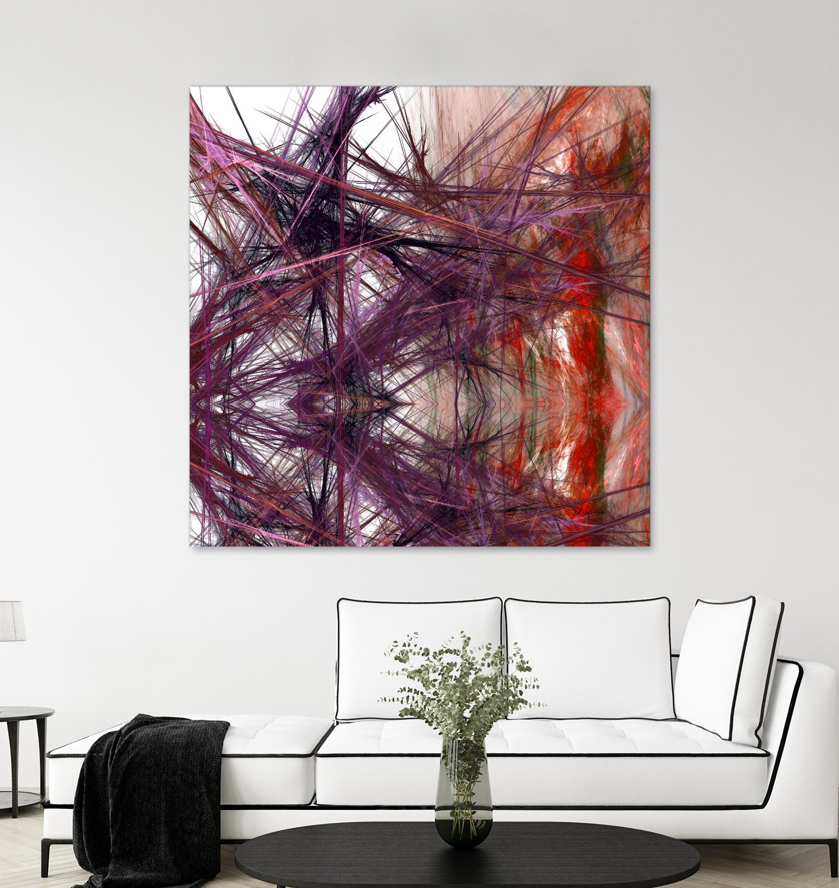 Purple Light III by Jean-François Dupuis on GIANT ART - pink abstract