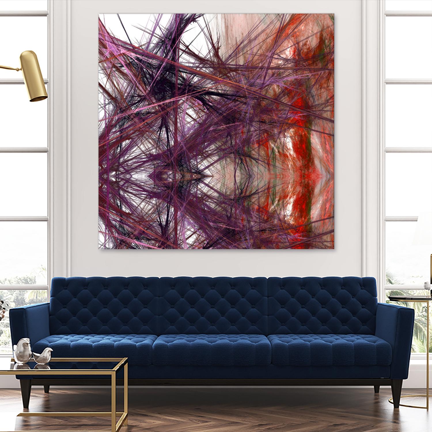 Purple Light III by Jean-François Dupuis on GIANT ART - pink abstract