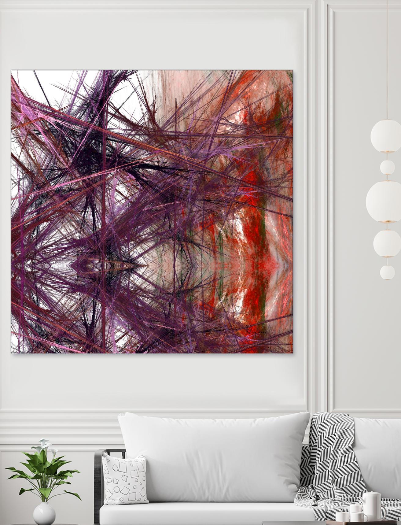 Purple Light III by Jean-François Dupuis on GIANT ART - pink abstract