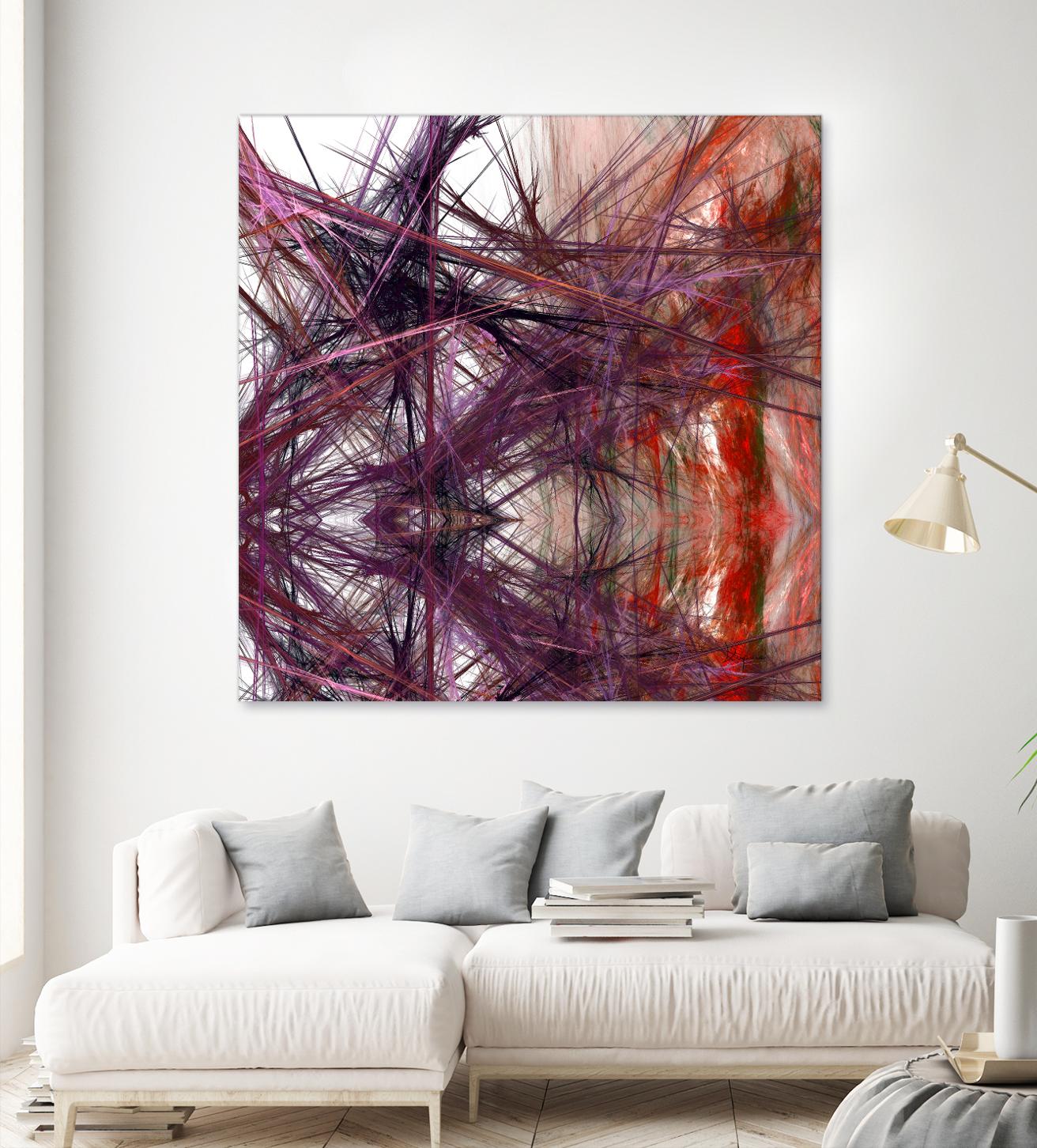 Purple Light III by Jean-François Dupuis on GIANT ART - pink abstract