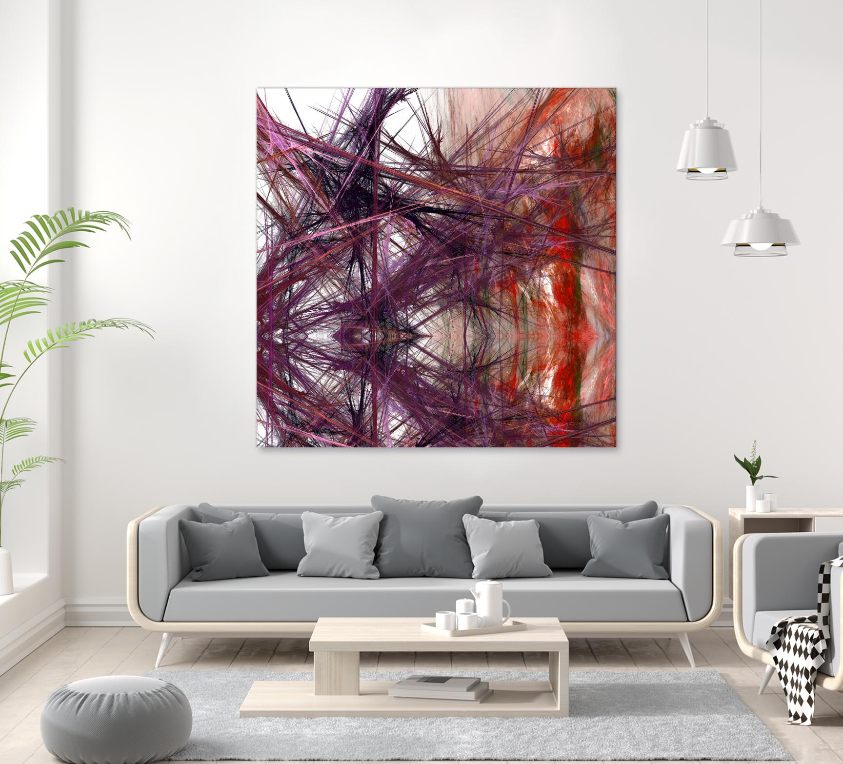 Purple Light III by Jean-François Dupuis on GIANT ART - pink abstract
