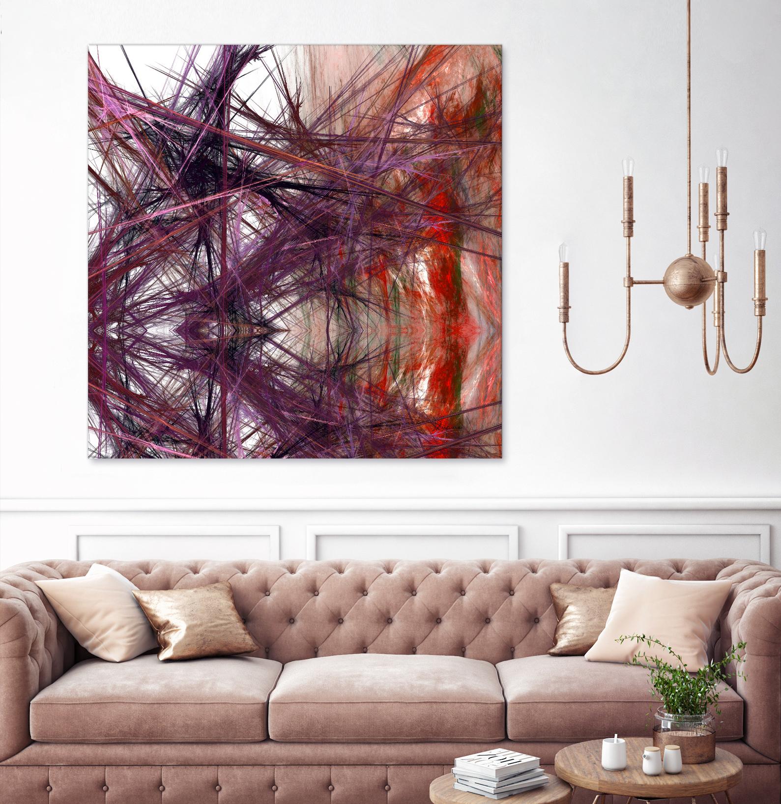 Purple Light III by Jean-François Dupuis on GIANT ART - pink abstract