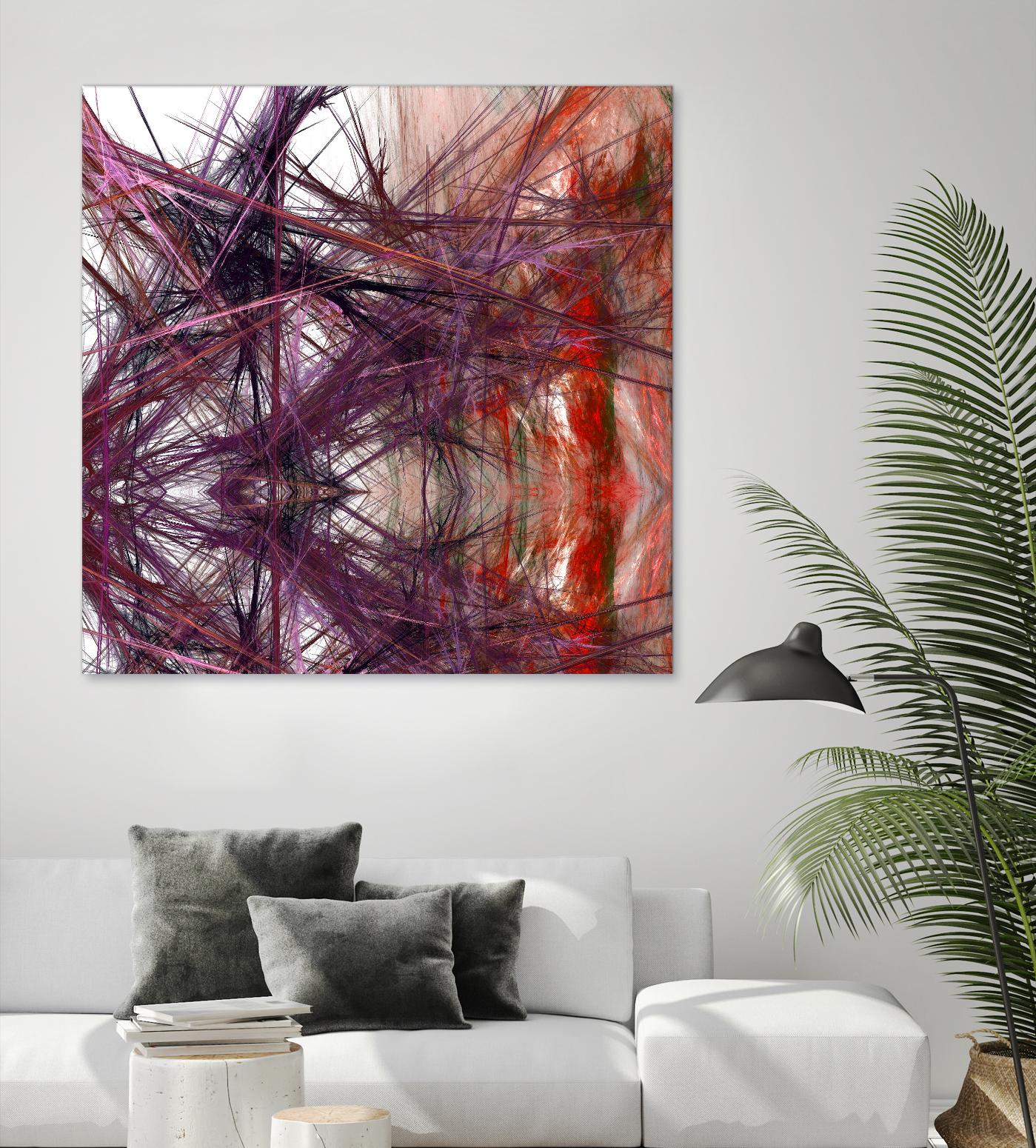 Purple Light III by Jean-François Dupuis on GIANT ART - pink abstract