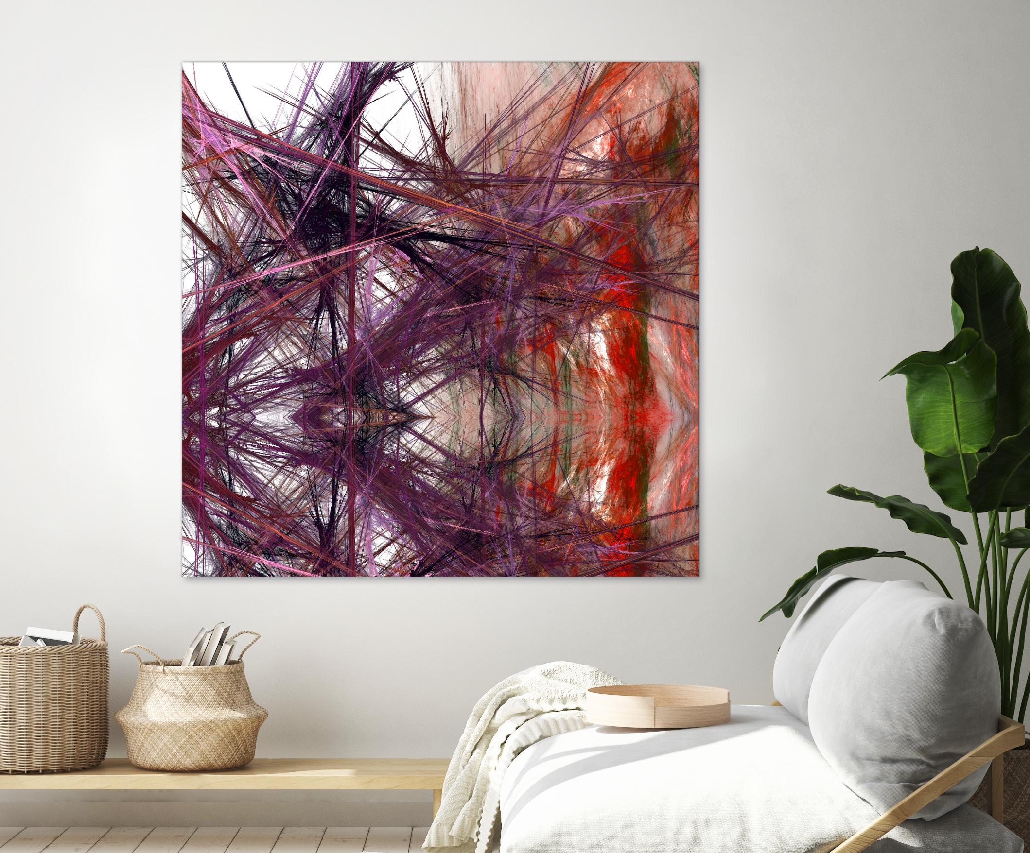 Purple Light III by Jean-François Dupuis on GIANT ART - pink abstract