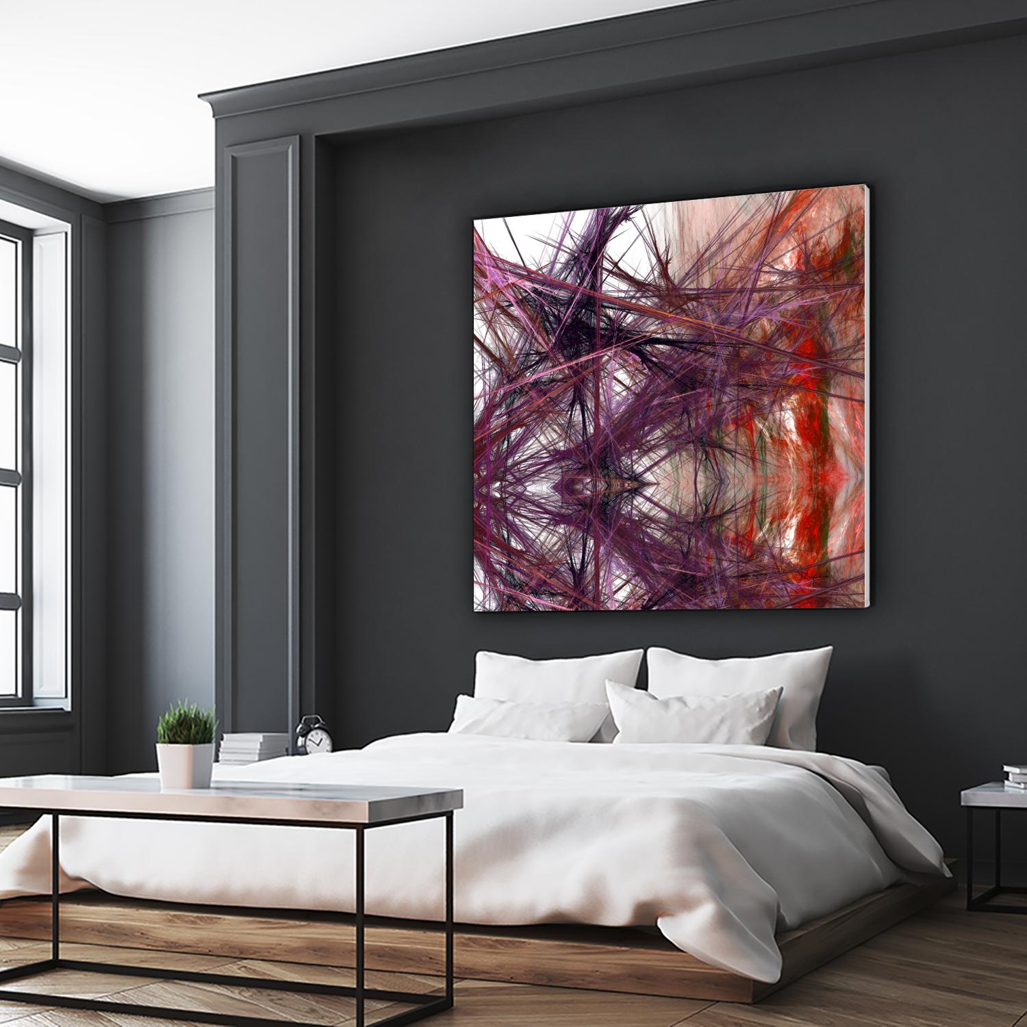 Purple Light III by Jean-François Dupuis on GIANT ART - pink abstract