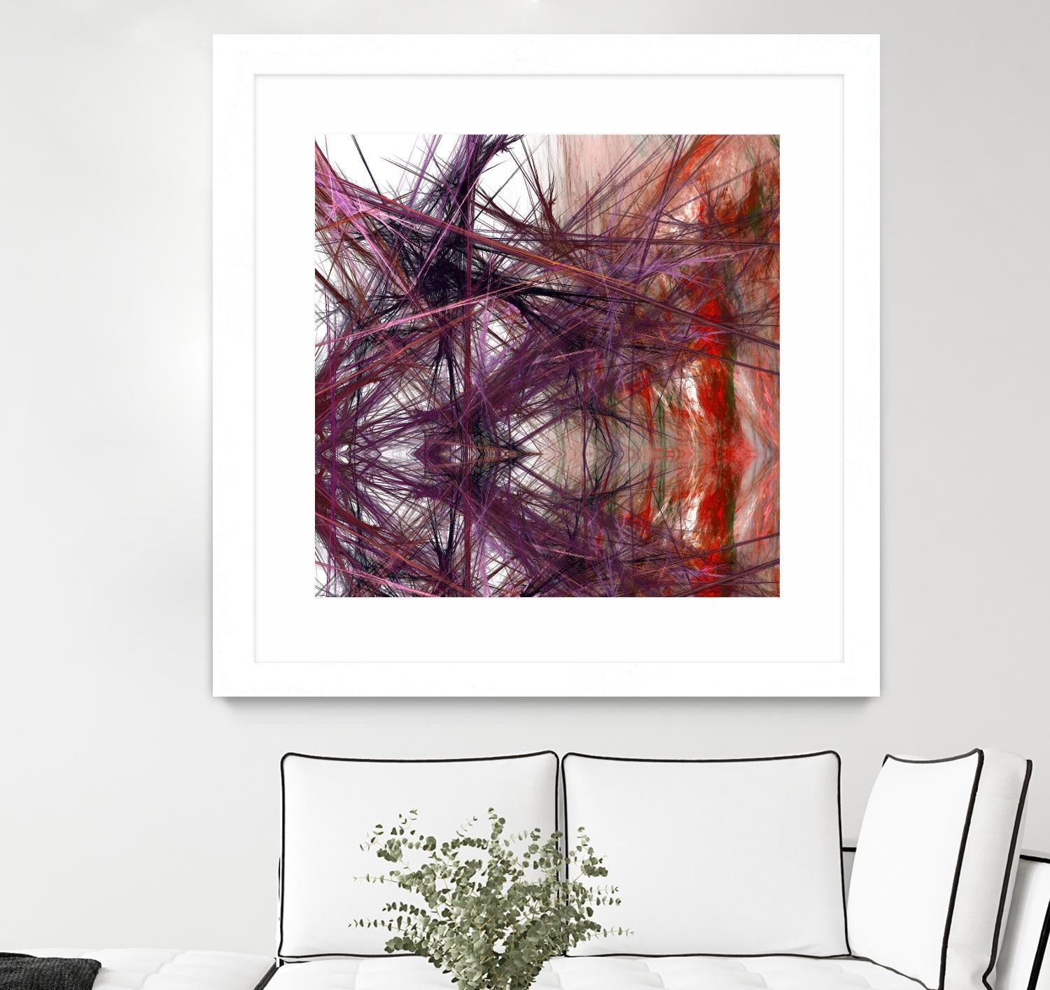 Purple Light III by Jean-François Dupuis on GIANT ART - pink abstract
