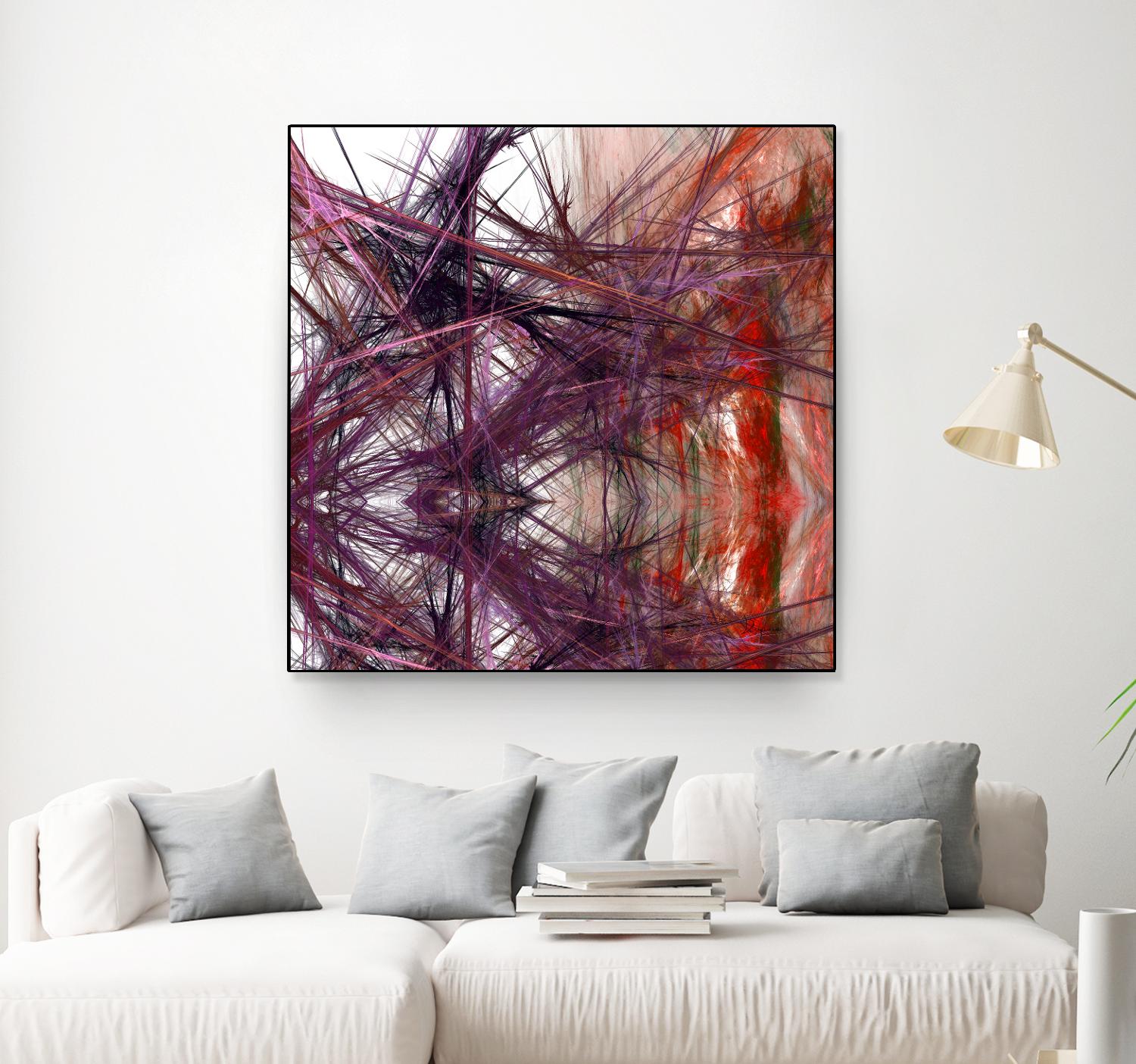 Purple Light III by Jean-François Dupuis on GIANT ART - pink abstract
