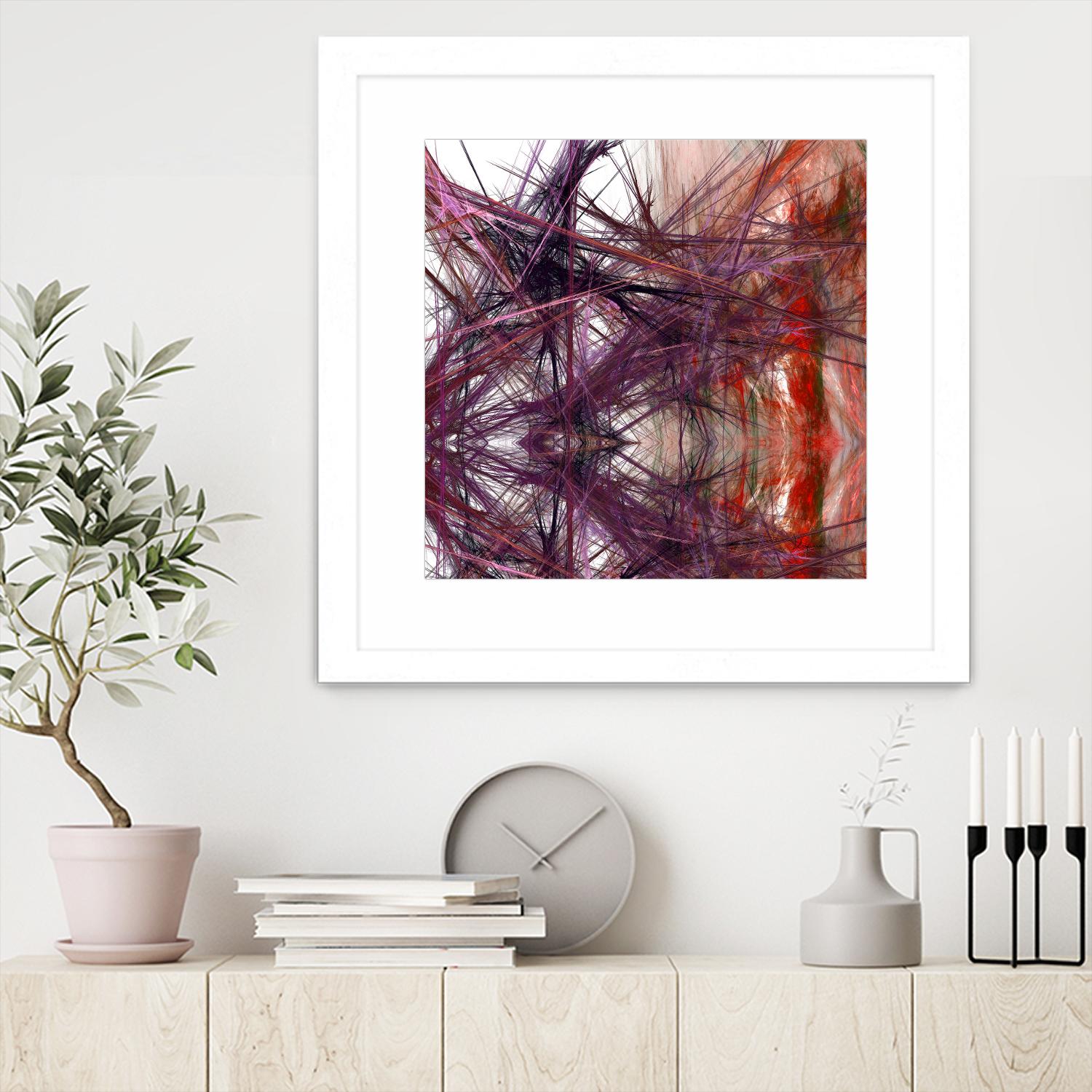 Purple Light III by Jean-François Dupuis on GIANT ART - pink abstract