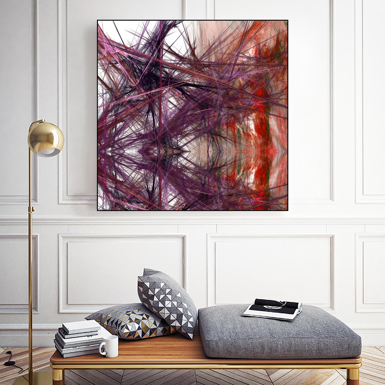 Purple Light III by Jean-François Dupuis on GIANT ART - pink abstract