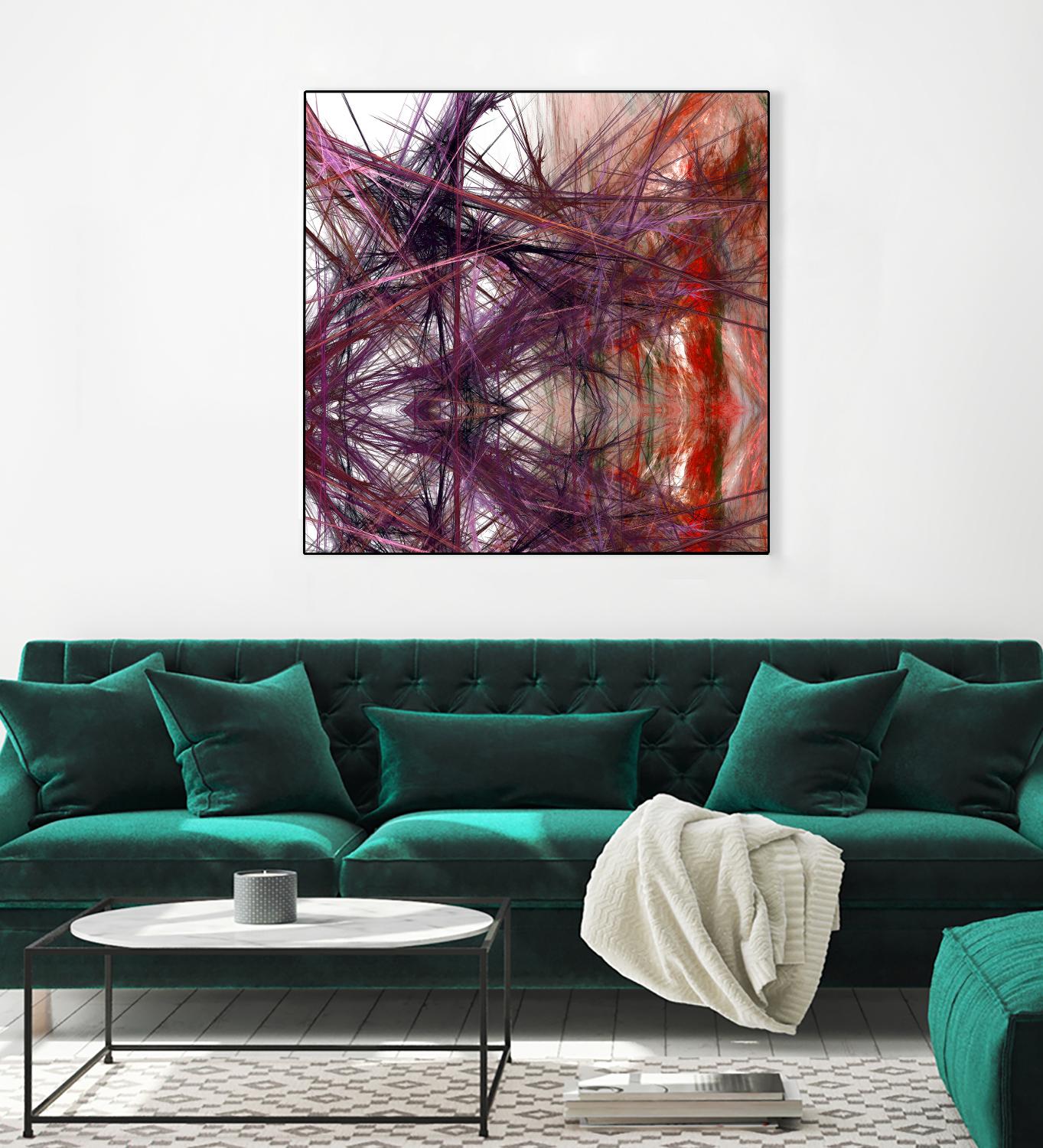 Purple Light III by Jean-François Dupuis on GIANT ART - pink abstract
