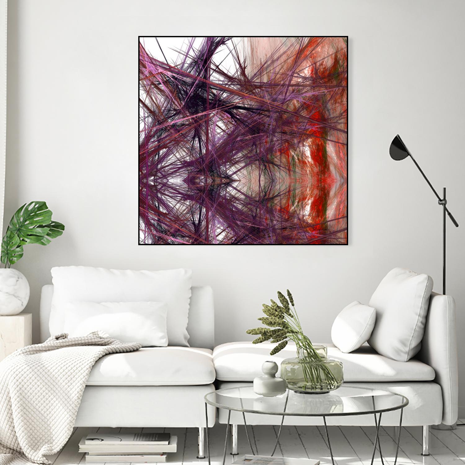 Purple Light III by Jean-François Dupuis on GIANT ART - pink abstract