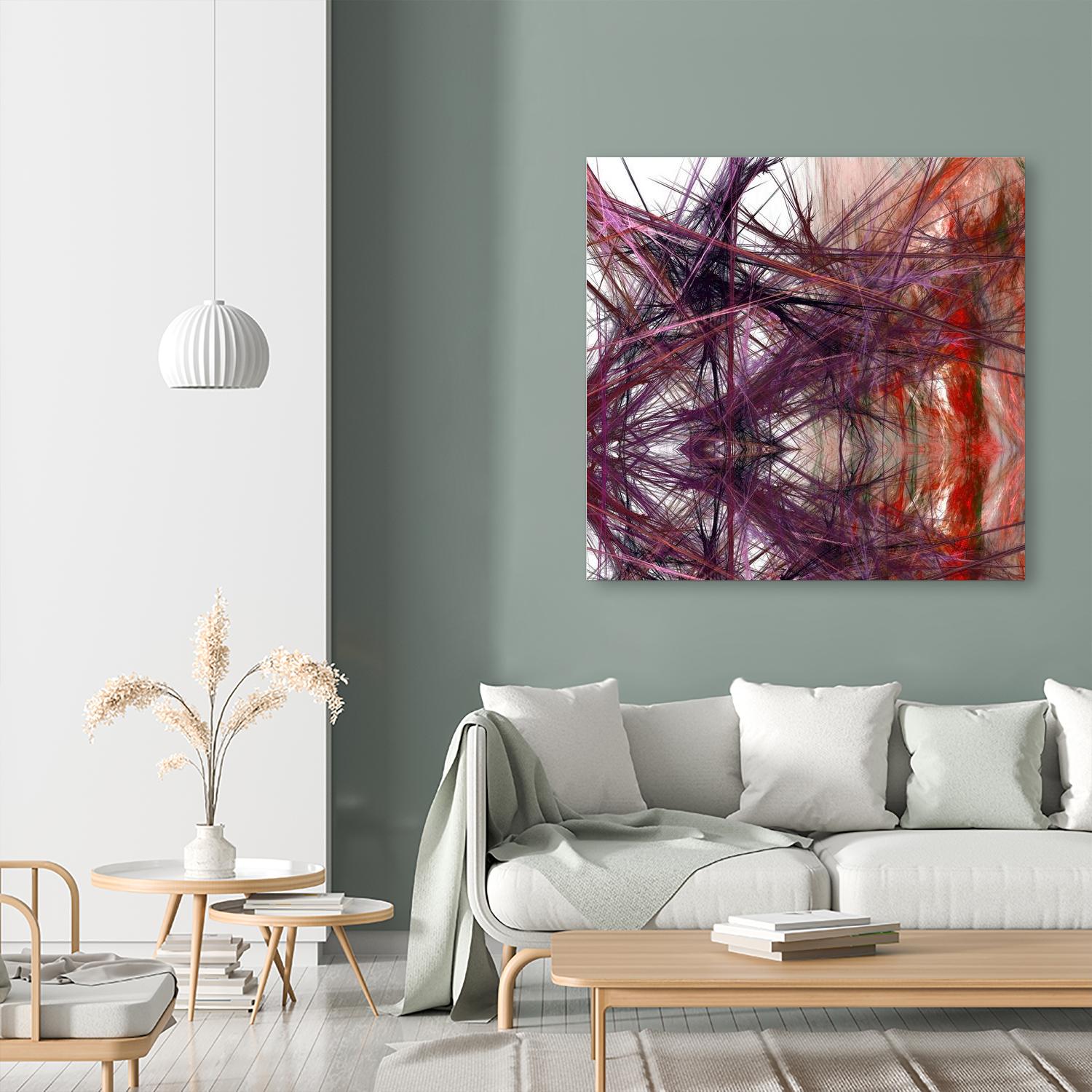 Purple Light III by Jean-François Dupuis on GIANT ART - orange digital art canadien