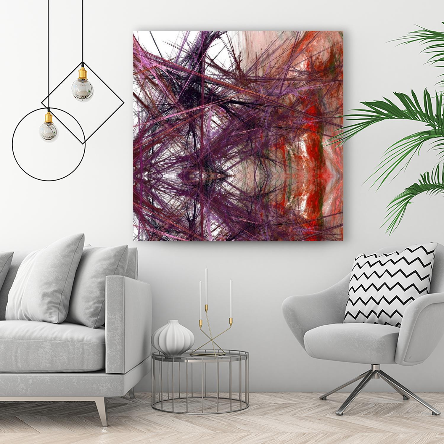 Purple Light III by Jean-François Dupuis on GIANT ART - orange digital art canadien