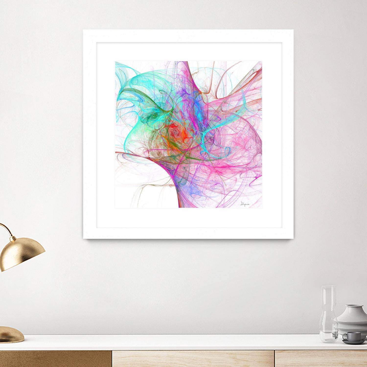 Fractalis I by Jean-François Dupuis on GIANT ART - pink digital québécois