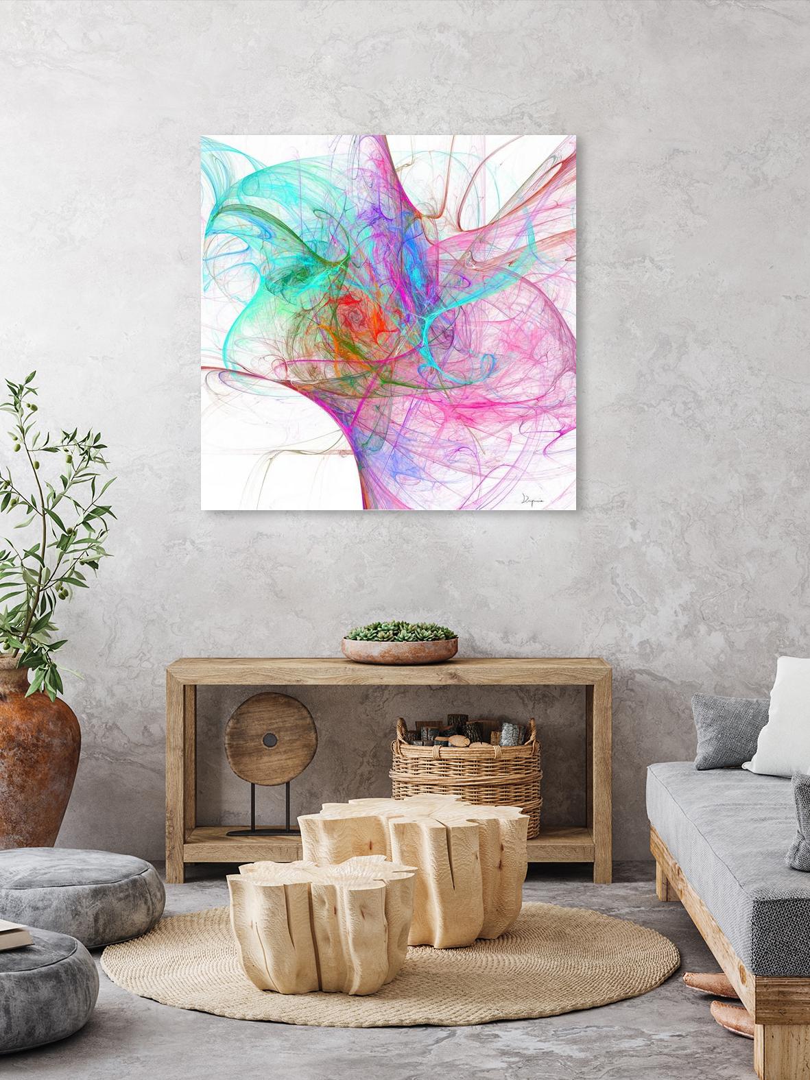 Fractalis I by Jean-François Dupuis on GIANT ART - pink digital québécois