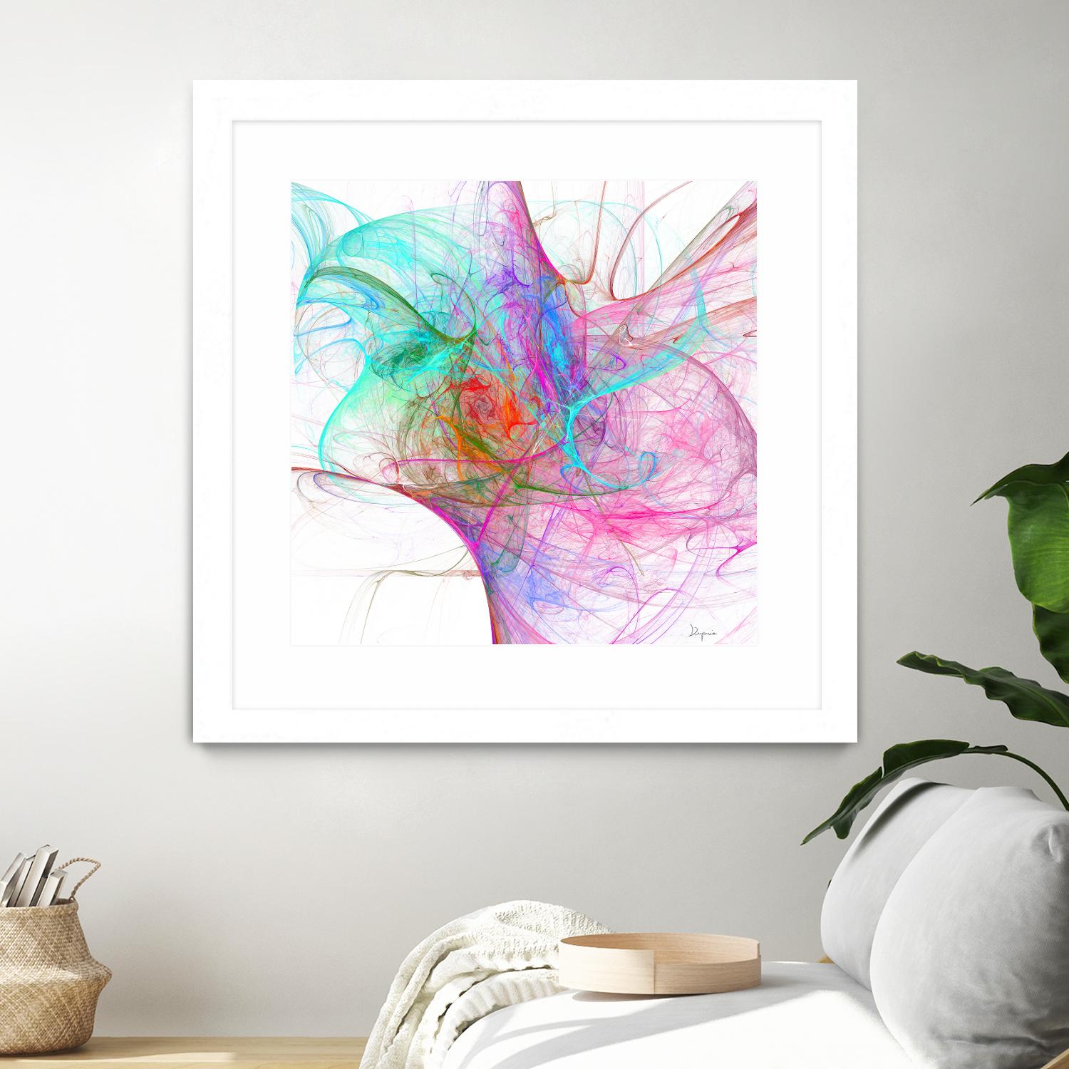 Fractalis I by Jean-François Dupuis on GIANT ART - pink digital québécois