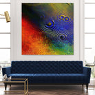 Colorful Abstract I by Jean-François Dupuis on GIANT ART - blue abstract