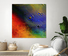 Colorful Abstract I by Jean-François Dupuis on GIANT ART - blue abstract