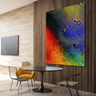 Colorful Abstract I by Jean-François Dupuis on GIANT ART - blue abstract