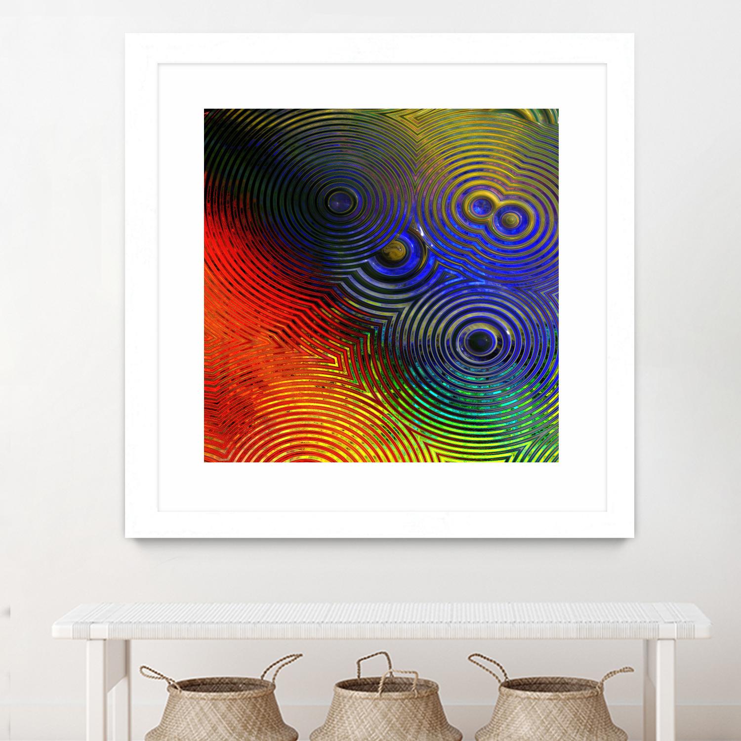 Colorful Abstract I by Jean-François Dupuis on GIANT ART - blue abstract