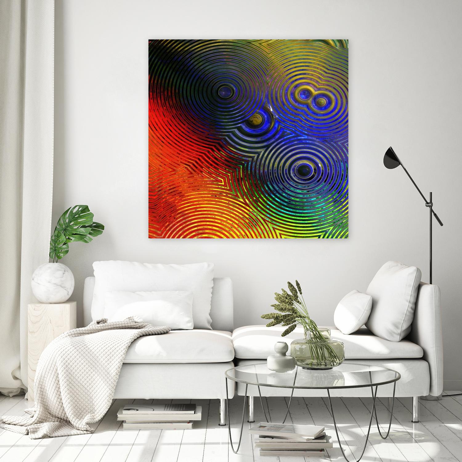 Colorful Abstract I by Jean-François Dupuis on GIANT ART - red digital