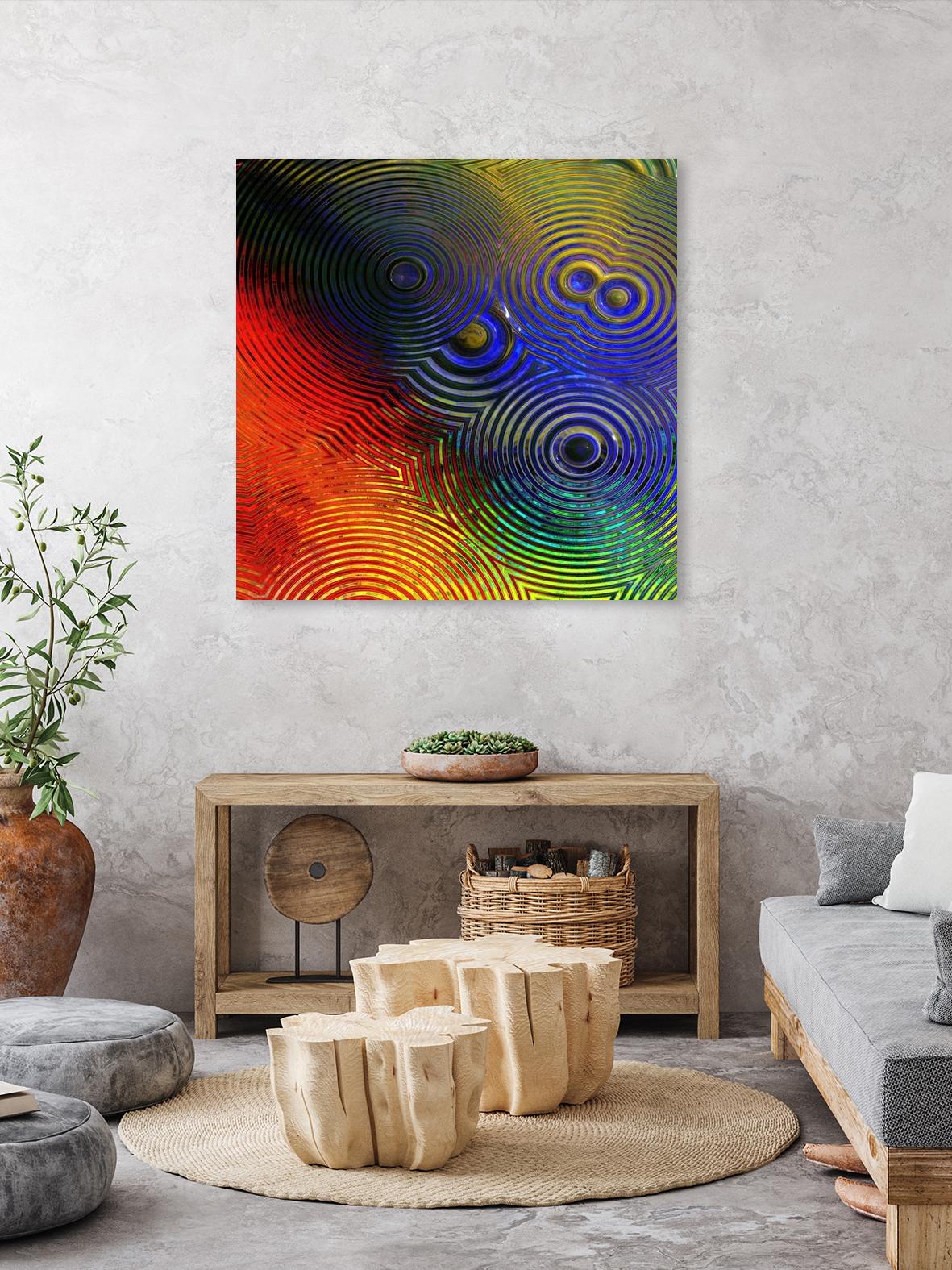 Colorful Abstract I by Jean-François Dupuis on GIANT ART - red digital