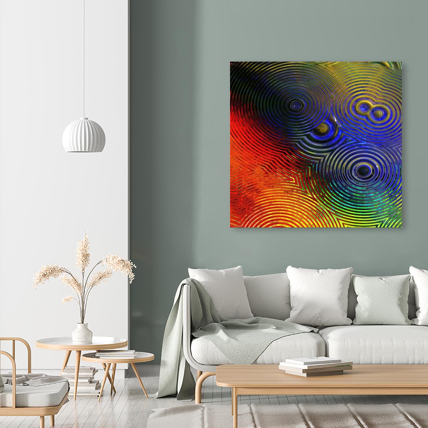 Colorful Abstract I by Jean-François Dupuis on GIANT ART - red digital