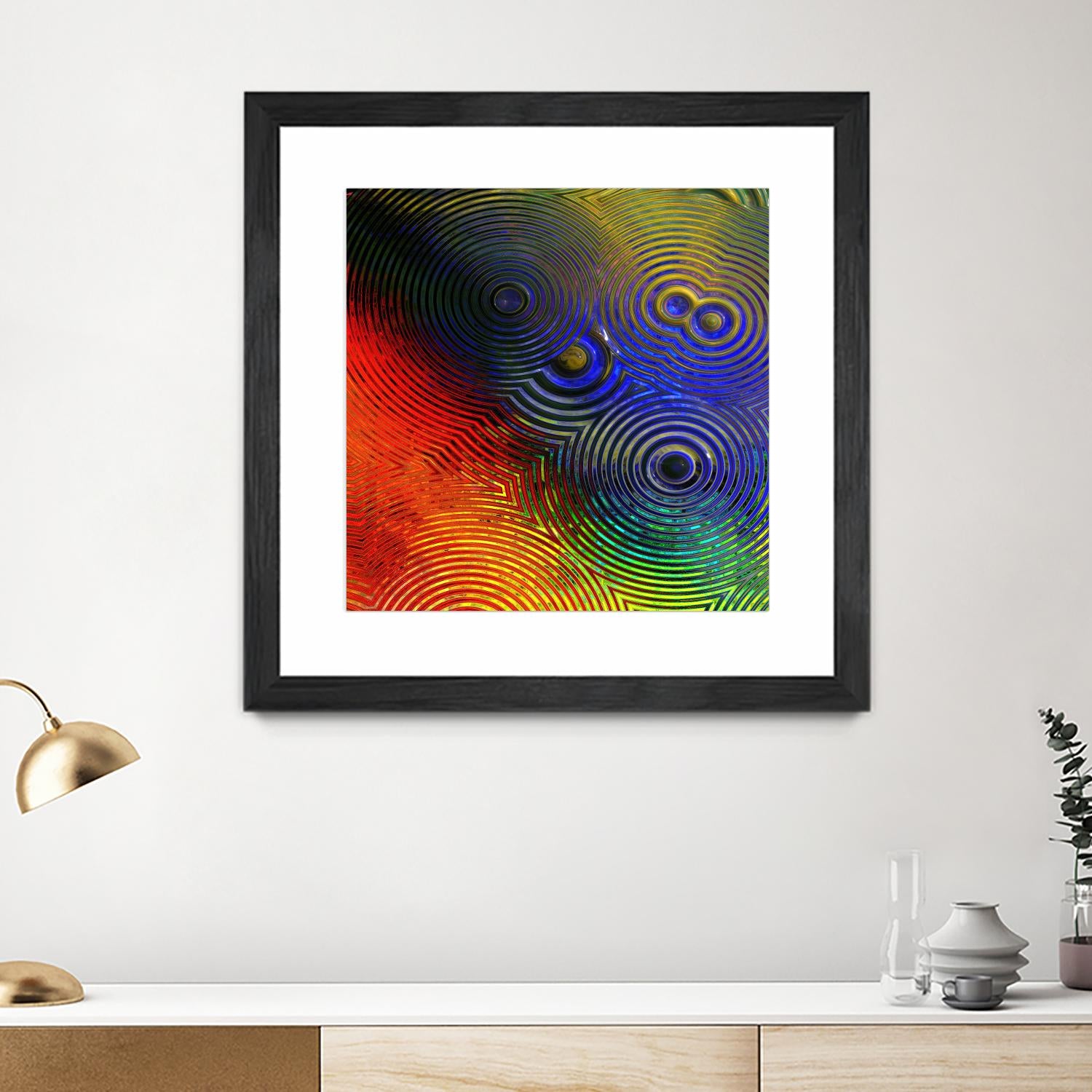 Colorful Abstract I by Jean-François Dupuis on GIANT ART - blue abstract