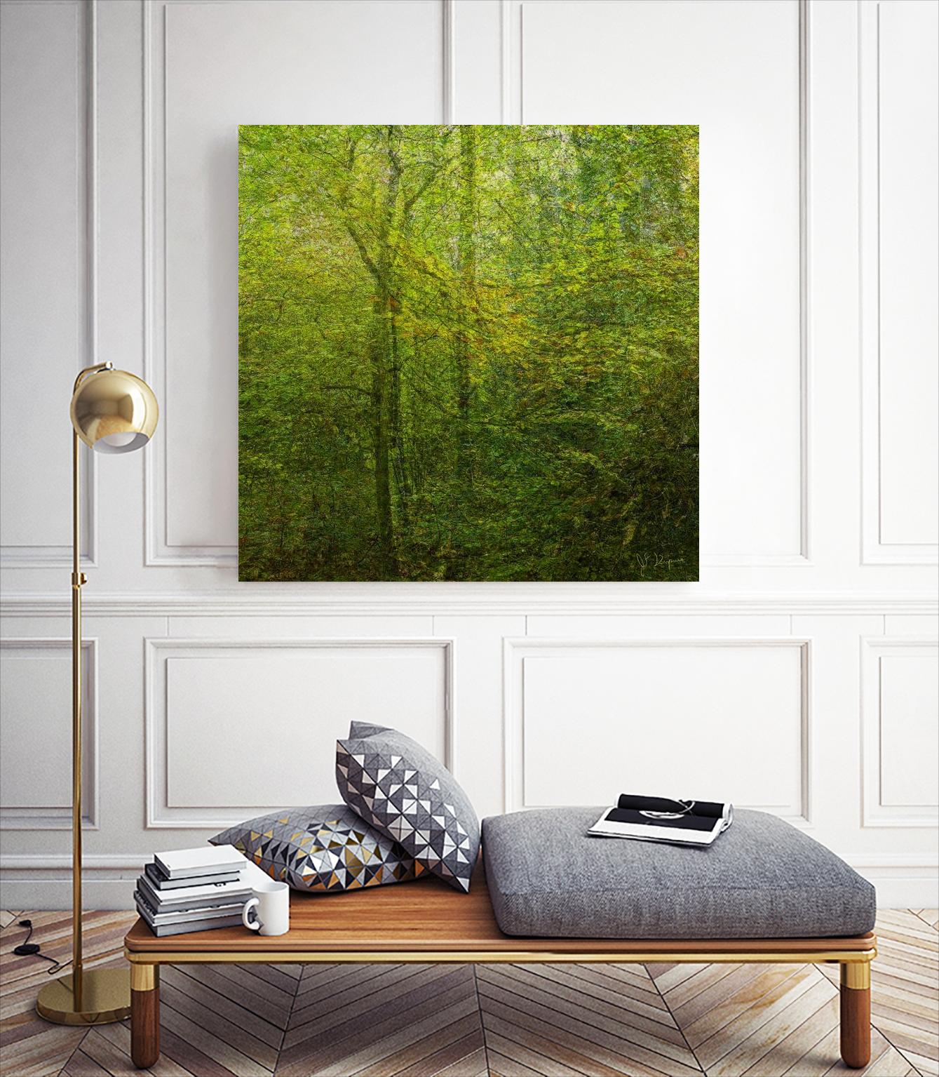 Natural Look VI by Jean-François Dupuis on GIANT ART - green landscape forêt
