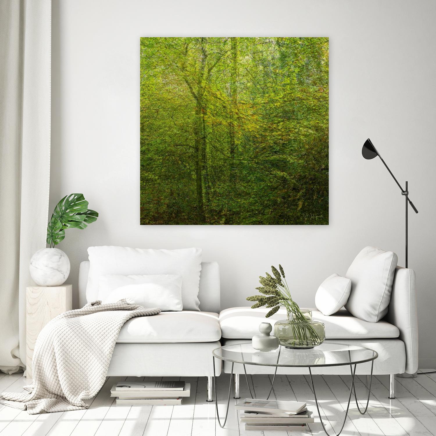 Natural Look VI by Jean-François Dupuis on GIANT ART - green landscape forêt