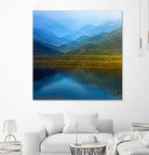 King of the mountain I by Jean-François Dupuis on GIANT ART - brown landscape