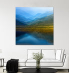 King of the mountain I by Jean-François Dupuis on GIANT ART - brown landscape