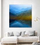 King of the mountain I by Jean-François Dupuis on GIANT ART - brown landscape