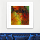 Woman Revelation I by Jean-François Dupuis on GIANT ART - orange figurative woman