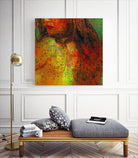 Woman Revelation I by Jean-François Dupuis on GIANT ART - orange figurative woman